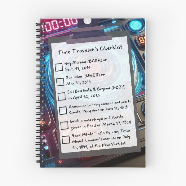 Item preview, Time Travel Checklist VI designed and sold by nature. electrified..