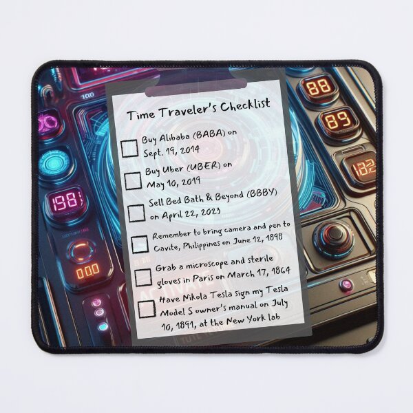 Item preview, Time Travel Checklist VI designed and sold by nature. electrified..