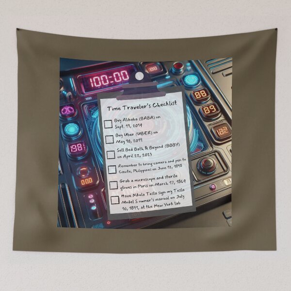 Item preview, Time Travel Checklist VI designed and sold by nature. electrified..