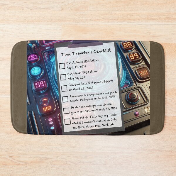 Item preview, Time Travel Checklist VI designed and sold by nature. electrified..