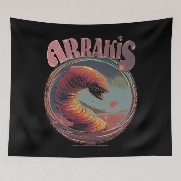 Item preview, DUNE. Arrakis (black background) designed and sold by bekksa.