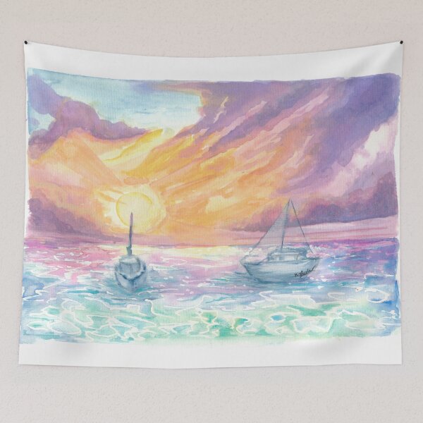 Item preview, Honeymoon Sunset Sail in the Florida Keys designed and sold by artshop77.