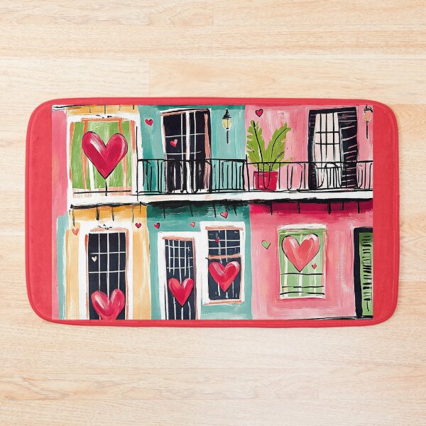 Item preview, A Valentine Delight in the French Quarter - Romance and Colorful Charm of New Orleans designed and sold by OlfactoART Studio.