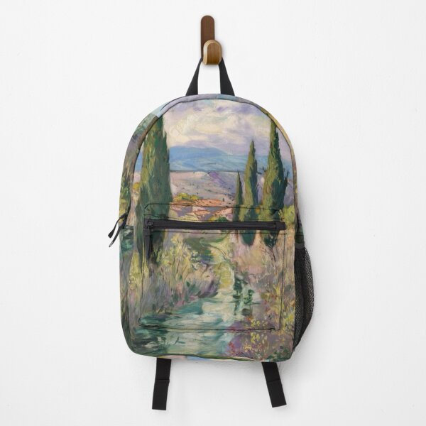 Item preview, Provence Cypress Trees – French Impressionist Landscape Painting. Art By Carraann  designed and sold by CARRAANN.