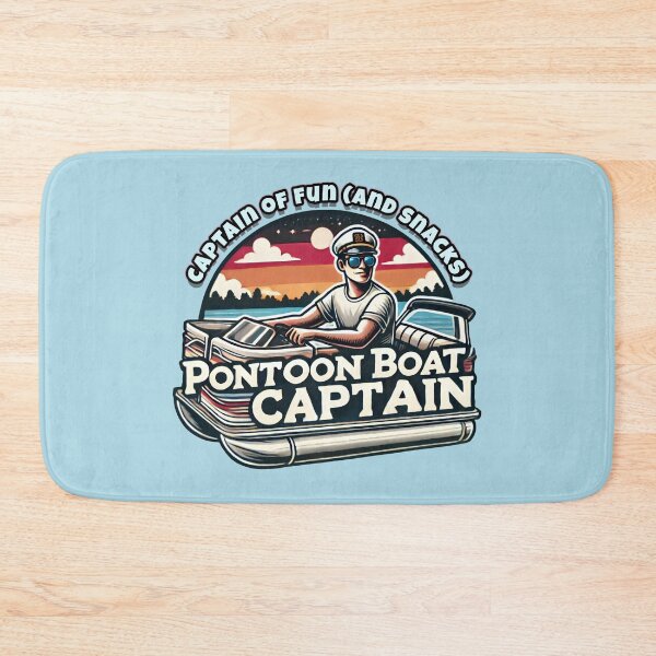 Item preview, Pontoon Boat Captain | Retro Boating designed and sold by buglevel.