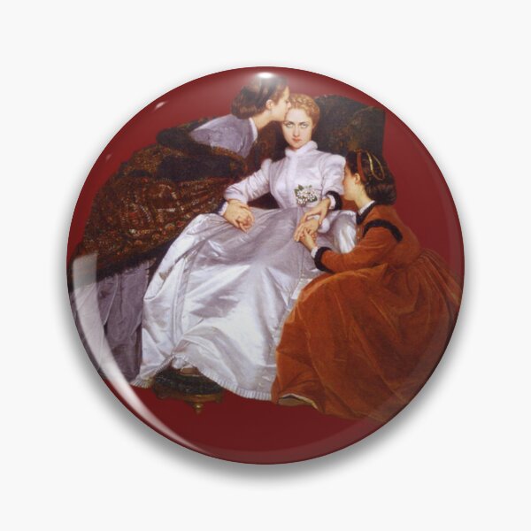 Item preview, Art History Painting - "The Reluctant Bride" or "The Hesitant Fiancée" by Toulmouche (1866) designed and sold by Luna Pendleton.