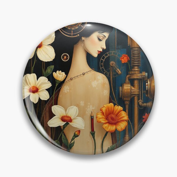 Item preview, Gustav Klimt inspired Steampunk Garden designed and sold by Vintage Designs +.