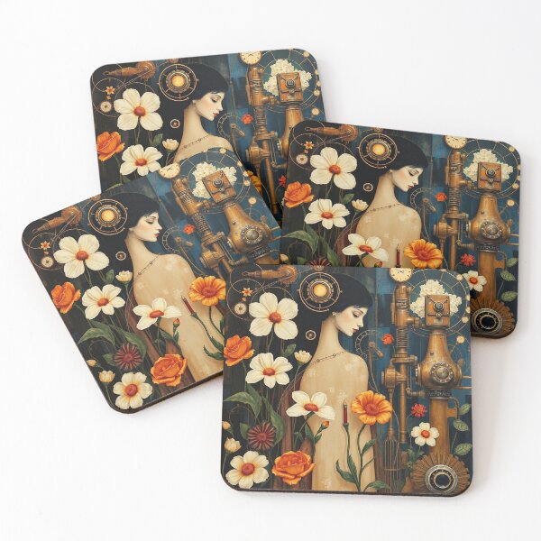 Item preview, Gustav Klimt inspired Steampunk Garden designed and sold by Vintage Designs +.
