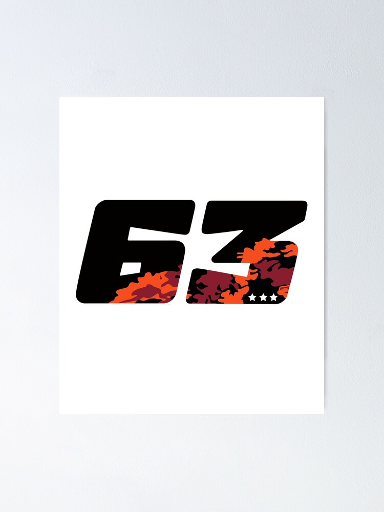 Poster « Francesco Bagnaia Numéro 63 2022 », Par EazyTeezy - Foto 2