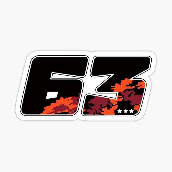 Aperçu de l'œuvre Francesco Pecco Bagnaia 63 créée et vendue par linkawy.