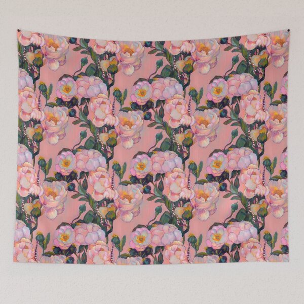 Item preview, Hand Painted Floral Print By Bloom Glume designed and sold by bloom-glume.