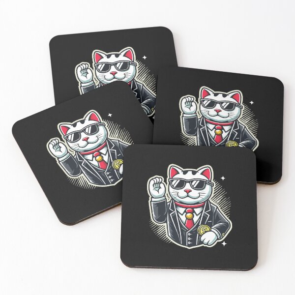 Item preview, Business Cat Maneki Neko – Wealth and Success designed and sold by chantastical.