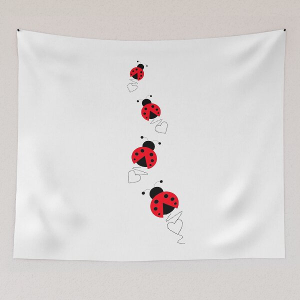 Item preview, Ladybug Hearts designed and sold by Sartoris Art.