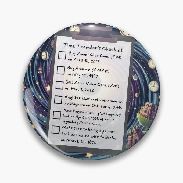 Item preview, Time Travel Checklist VIII designed and sold by nature. electrified..