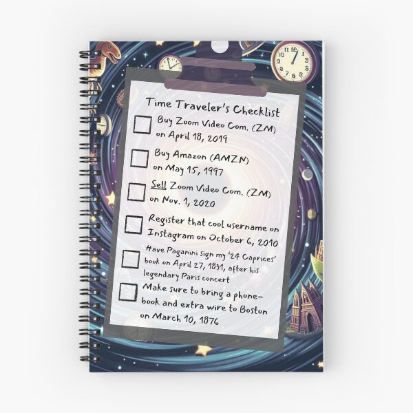 Item preview, Time Travel Checklist VIII designed and sold by nature. electrified..