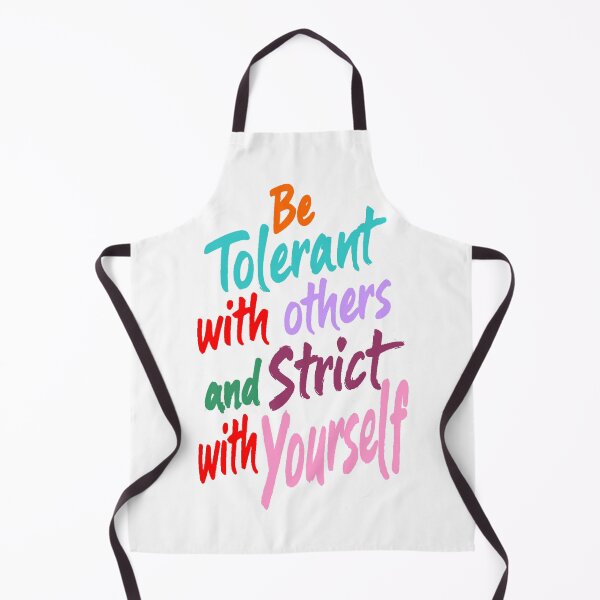 Item preview, Be Tolerant With Others And Strict With Yourself Typography Art designed and sold by adlkh.