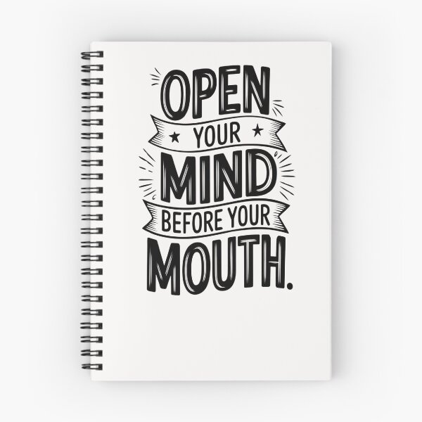 Item preview, Open Your Mind Before Your Mouth designed and sold by universe-hold ⭐⭐⭐⭐⭐.