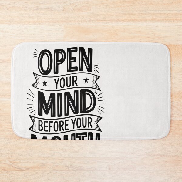 Item preview, Open Your Mind Before Your Mouth designed and sold by universe-hold ⭐⭐⭐⭐⭐.