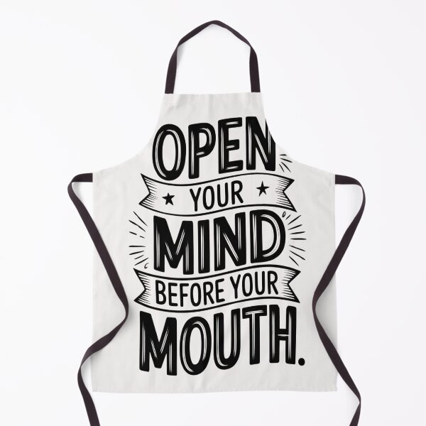 Item preview, Open Your Mind Before Your Mouth designed and sold by universe-hold ⭐⭐⭐⭐⭐.