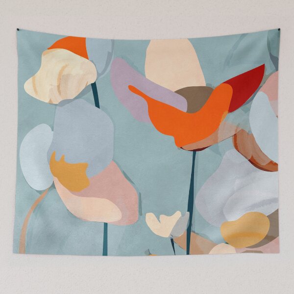Item preview, Abstract Art Flowers designed and sold by ThingDesign.