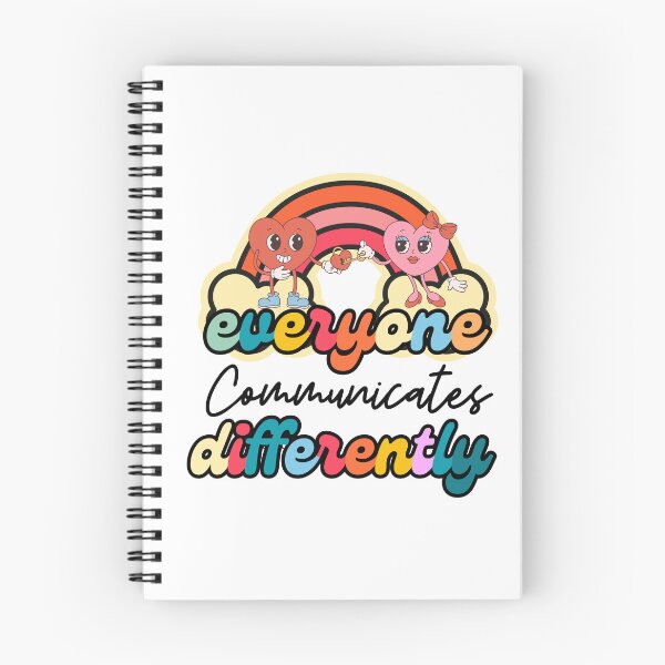 Item preview,  Everyone Communicates Differently - Autism Valentines Day designed and sold by ZACK ART.