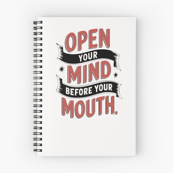 Item preview, Open Your Mind Before Your Mouth designed and sold by universe-hold ⭐⭐⭐⭐⭐.