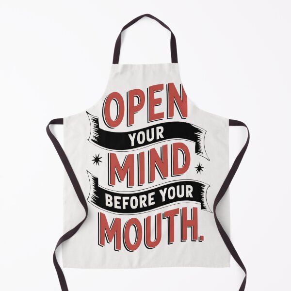 Item preview, Open Your Mind Before Your Mouth designed and sold by universe-hold ⭐⭐⭐⭐⭐.
