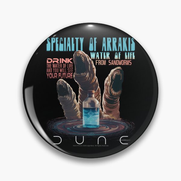 Item preview, DUNE. Specialty Of Arrakis. Water Of Life From Sandworms (black background) designed and sold by bekksa.