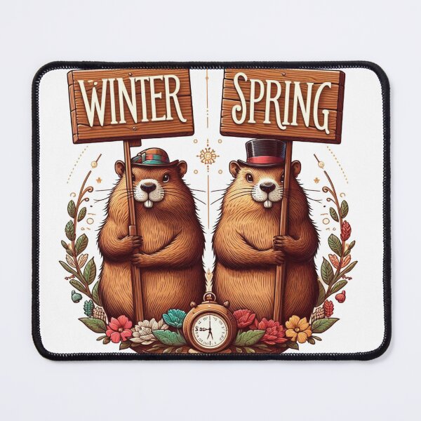 Item preview, Groundhog's Prediction: Winter or Spring? designed and sold by freackly.