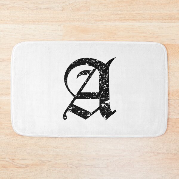 Item preview, Capital Letter A - Eroded / Distressed Gothic Blackletter Script / Old English Font (Black) designed and sold by STUDIO-72.