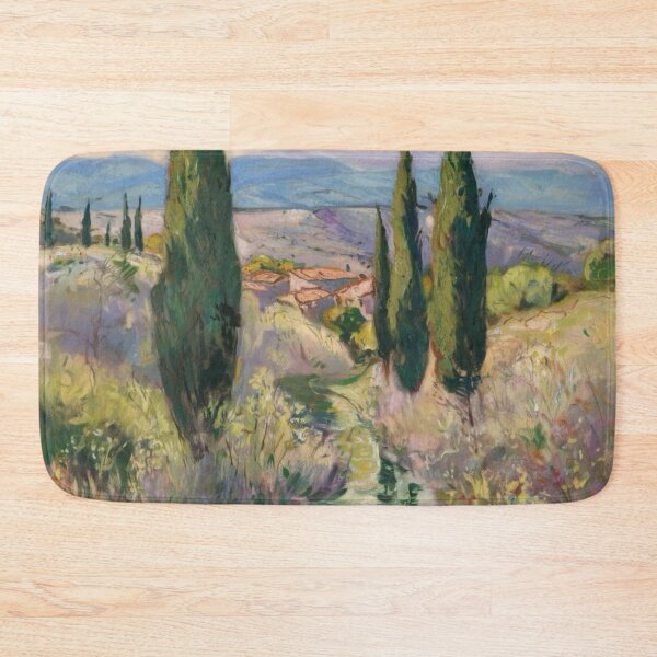 Item preview, Provence Cypress Trees – French Impressionist Landscape Painting. Art By Carraann  designed and sold by CARRAANN.