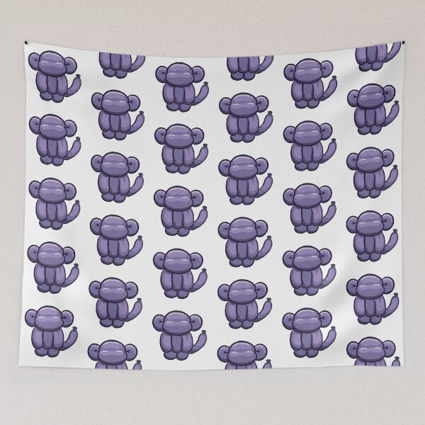 Item preview, Balloon Monkey- Purple  designed and sold by IceCubeMarket.