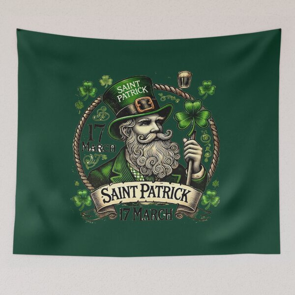 Item preview, Saint Patrick's Celebration of Luck, Gold, Beer and Shamrocks designed and sold by freackly.