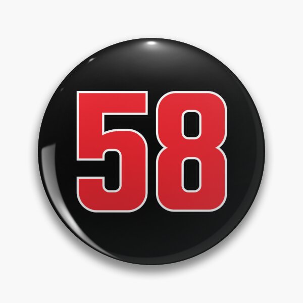 Item preview, Marco Simoncelli Number 58 designed and sold by linkawy.