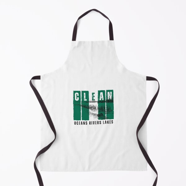 Item preview, Clean Oceans Rivers Lakes - Support Environmental Conservation Saying | designed and sold by Lotta Luxxa Lifestyle.