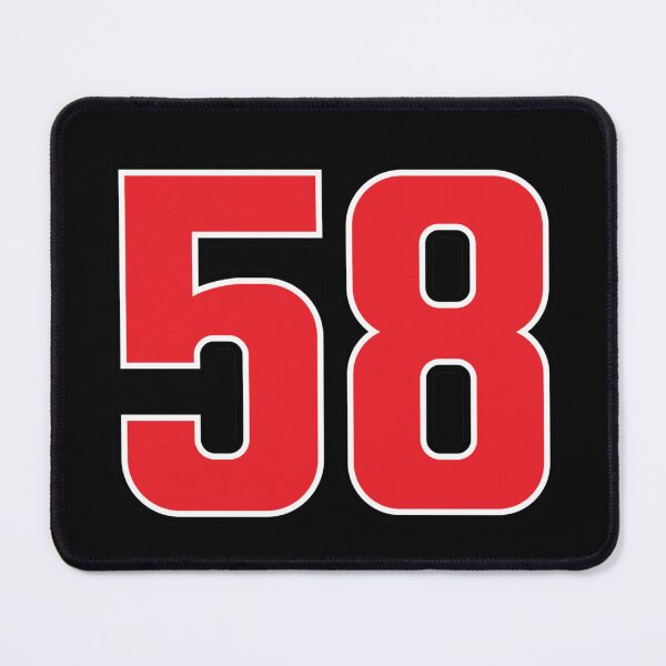 Item preview, Marco Simoncelli Number 58 designed and sold by linkawy.