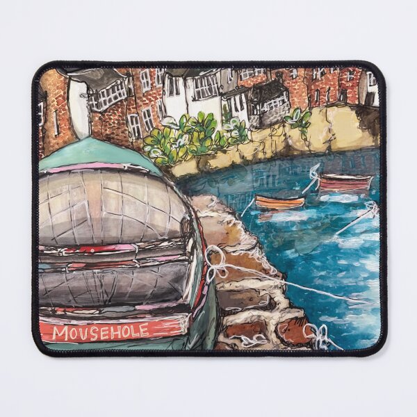 Item preview, Mousehole Harbour, Cornwall Print designed and sold by MelissaJamesIll.