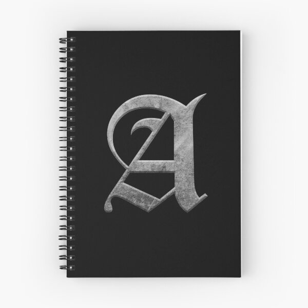 Item preview, Capital Letter A - Worn Stone Effect Gothic Blackletter Script / Old English Font designed and sold by STUDIO-72.