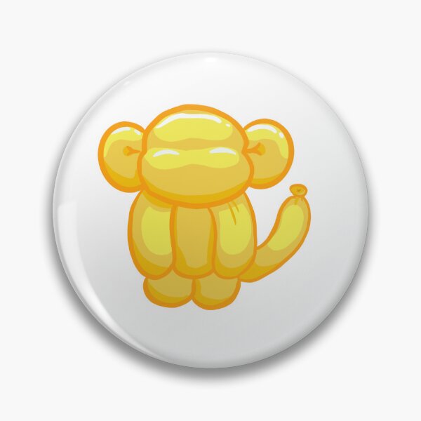 Item preview, Balloon Monkey- Yellow  designed and sold by IceCubeMarket.