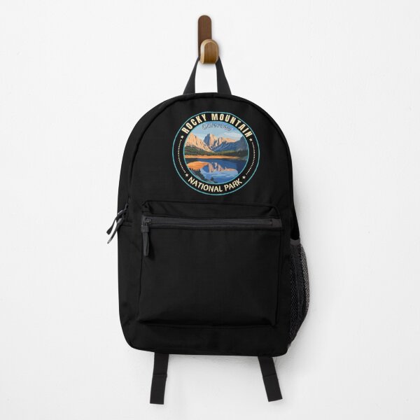 Item preview, Rocky Mountain National Park Colorado USA Travel Art Badge designed and sold by MaateoDesign.