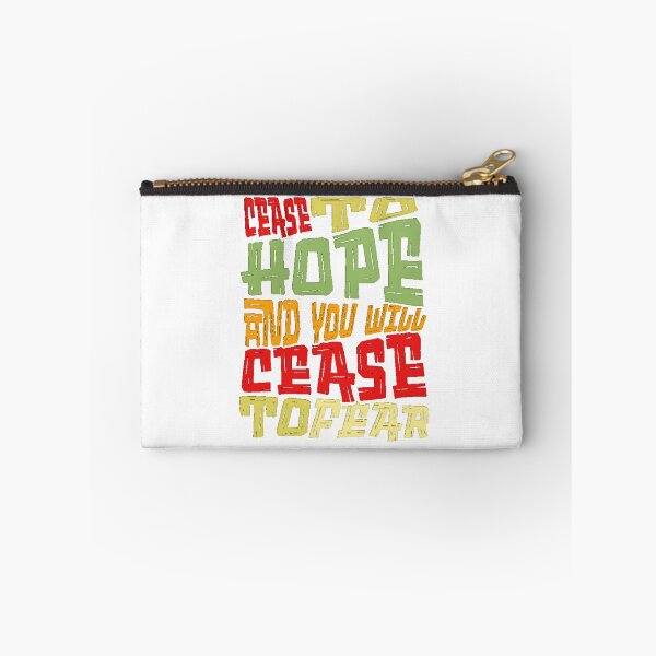 Item preview, Powerful Quote on Hope and Fear Typography Design designed and sold by adlkh.