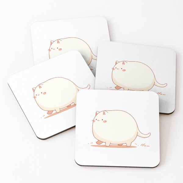 Item preview, Pudge the Purrfect: A Spherical Feline Friend designed and sold by FortuneWildCat.