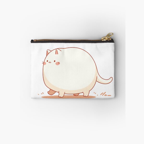 Item preview, Pudge the Purrfect: A Spherical Feline Friend designed and sold by FortuneWildCat.