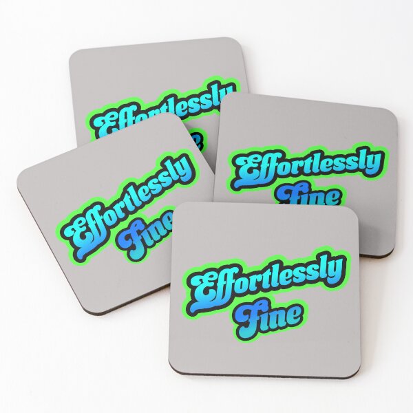 Item preview, Retro "Effortlessly Fine" designed and sold by Grade A Gifts.