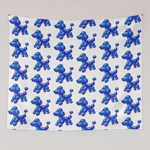 Item preview, Caniche globo azul designed and sold by IceCubeMarket.