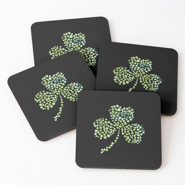 Item preview, Groovy Green Shamrock – Tie-Dye & Dot Delight designed and sold by Zakrytos ★★★★★.