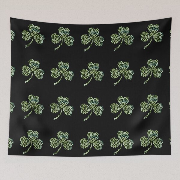 Item preview, Groovy Green Shamrock – Tie-Dye & Dot Delight designed and sold by Zakrytos ★★★★★.