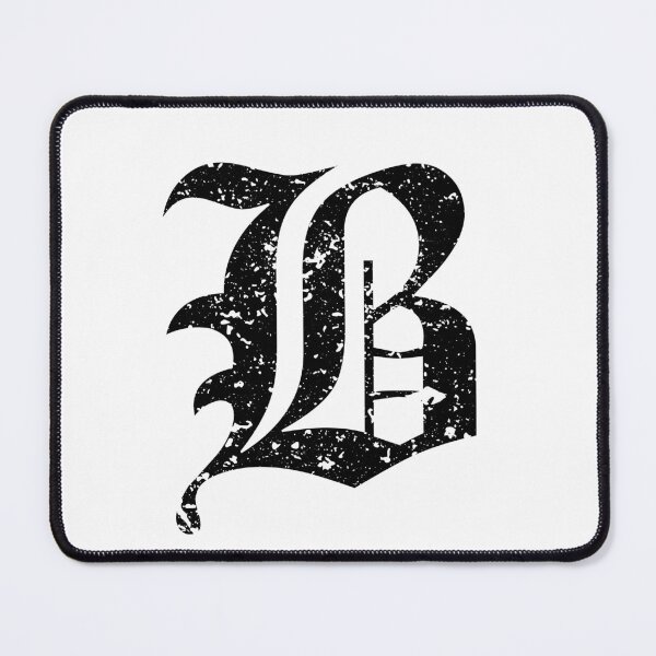 Item preview, Capital Letter B - Eroded / Distressed Gothic Blackletter Script / Old English Font (Black) designed and sold by STUDIO-72.