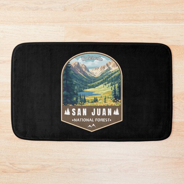 Item preview, San Juan National Forest Colorado USA Travel Art Emblem designed and sold by MaateoDesign.