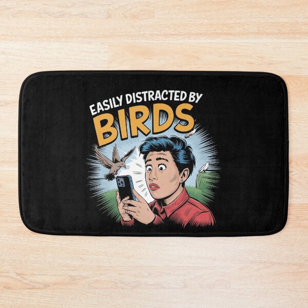 Item preview, Easily Distracted by Birds | Funny Bird Watching Lover designed and sold by tmerchtrends.